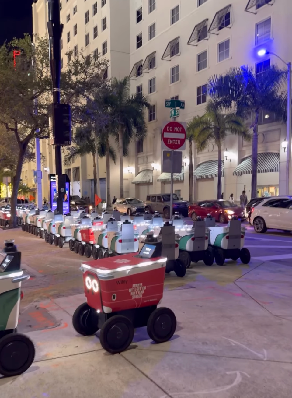 Original illustration accompanying How Many Delivery Robots Is Enough?